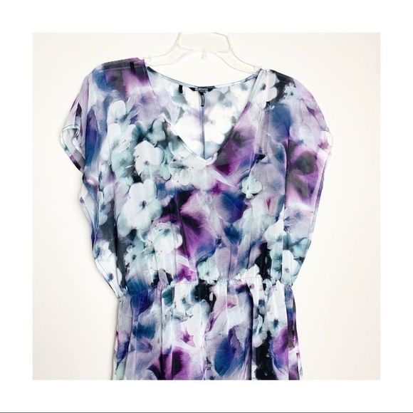 David Bitton Buffalo Floral Chiffon Tunic Top Sz S NWOT - Picture 2 of 11